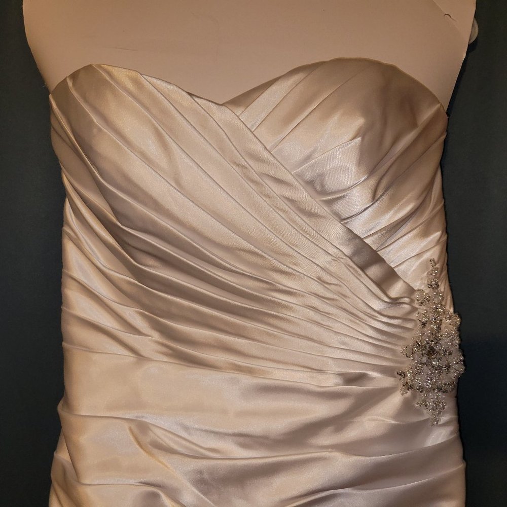 David's Bridal wedding gown